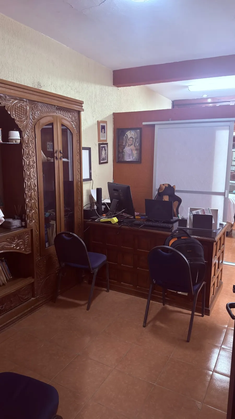 Interior del consultorio médico